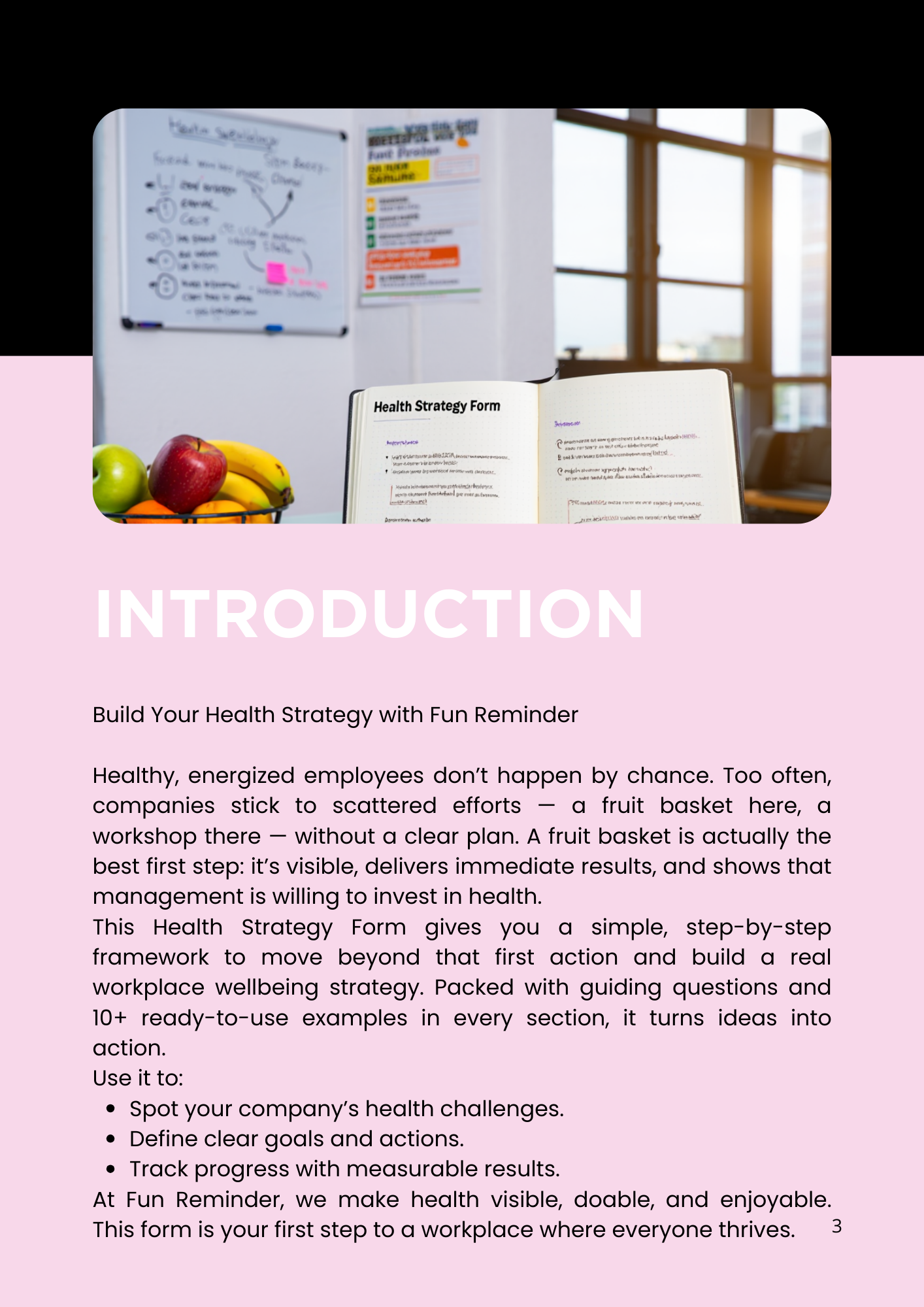 2. Health Strategy Form