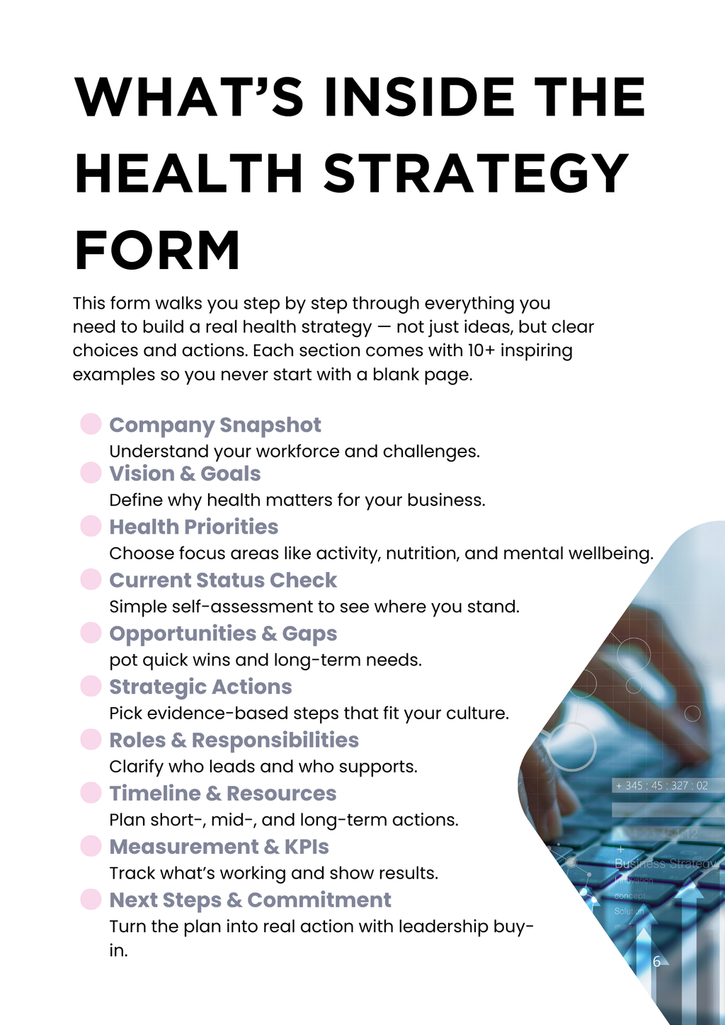 2. Health Strategy Form